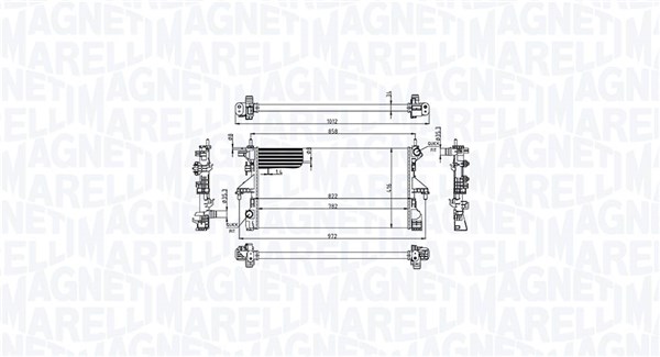 Radiateur Magneti Marelli 350213215100