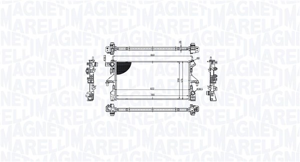 Radiateur Magneti Marelli 350213215300