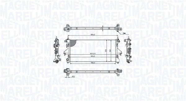 Radiateur Magneti Marelli 350213215400