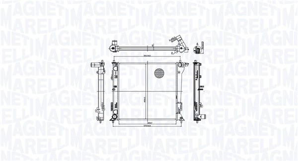 Radiateur Magneti Marelli 350213216000