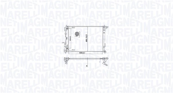 Radiateur Magneti Marelli 350213216100