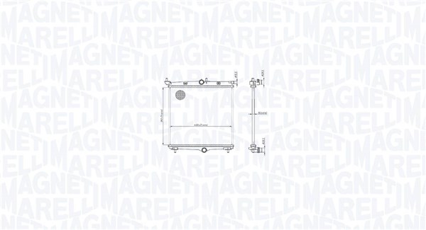 Radiateur Magneti Marelli 350213216500