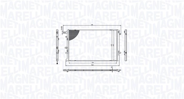 Radiateur Magneti Marelli 350213217000