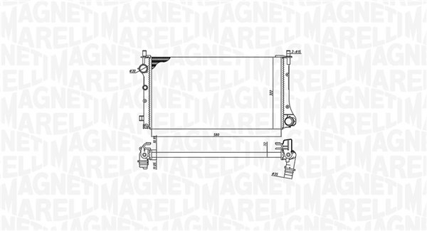 Magneti Marelli Radiateur 350213382000