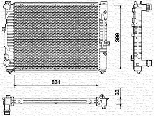 Magneti Marelli Radiateur 350213712000