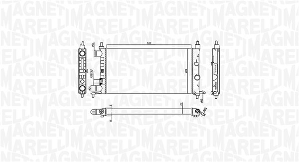 Magneti Marelli Radiateur 350213776000