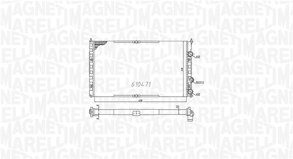 Magneti Marelli Radiateur 350213842000