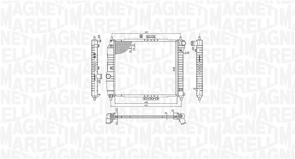 Magneti Marelli Radiateur 350213891000