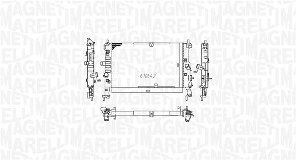 Magneti Marelli Radiateur 350213972000