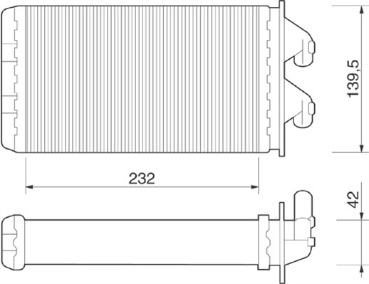 Magneti Marelli Kachelradiateur 350218213000