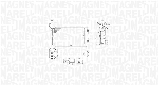 Magneti Marelli Kachelradiateur 350218410000