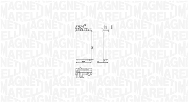 Magneti Marelli Kachelradiateur 350218436000