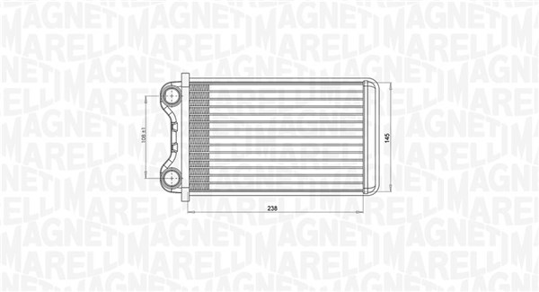 Magneti Marelli Kachelradiateur 350218472000