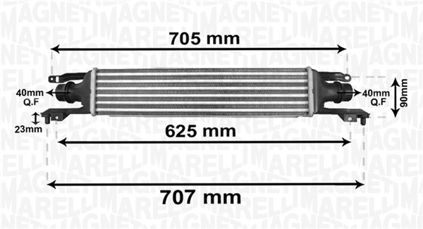 Interkoeler Magneti Marelli 351319204120