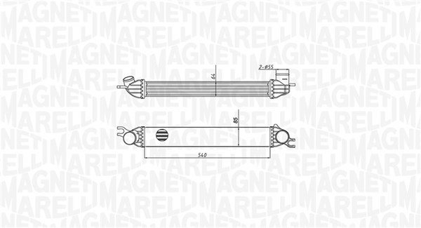 Magneti Marelli Interkoeler 351319204290