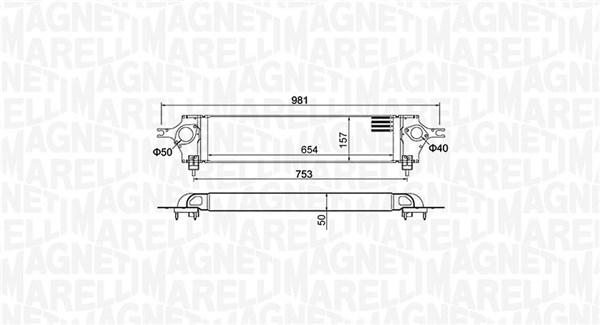 Magneti Marelli Interkoeler 351319204390