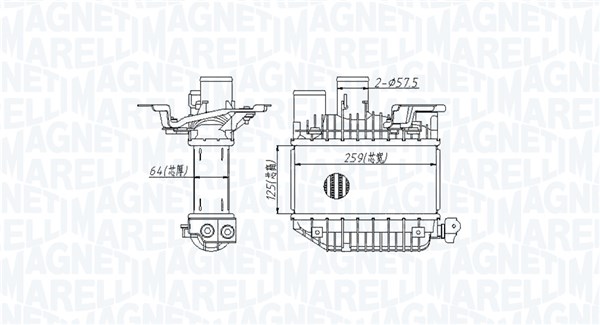 Magneti Marelli Interkoeler 351319205310