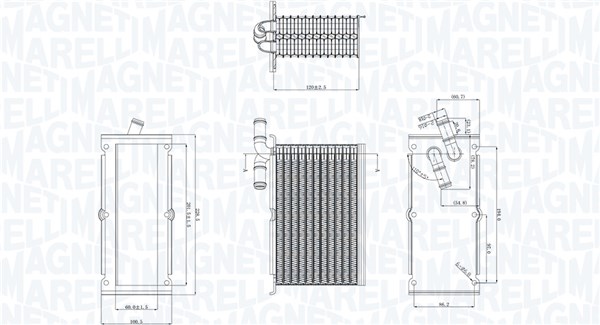 Interkoeler Magneti Marelli 351319205430