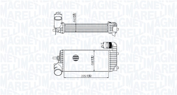 Magneti Marelli Interkoeler 351319205440