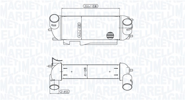 Interkoeler Magneti Marelli 351319205710