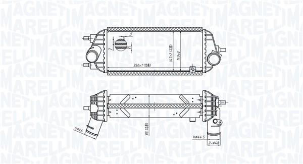 Interkoeler Magneti Marelli 351319205730