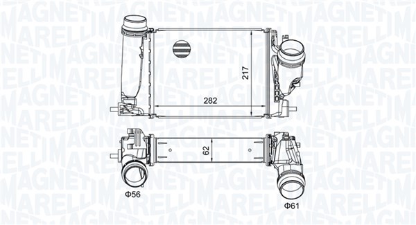 Interkoeler Magneti Marelli 351319205830