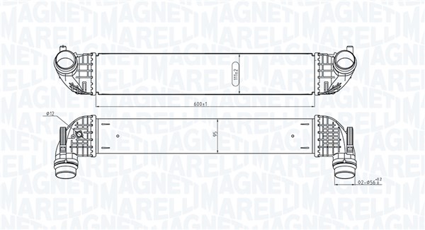 Interkoeler Magneti Marelli 351319205860