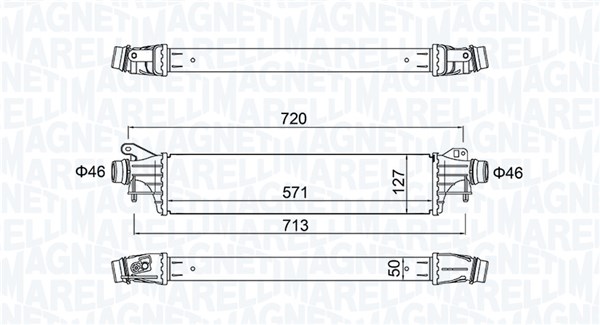 Interkoeler Magneti Marelli 351319205870