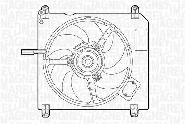 Ventilatorwiel-motorkoeling Magneti Marelli 069422005010