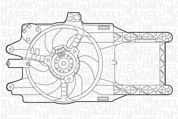 Ventilatorwiel-motorkoeling Magneti Marelli 069422027010