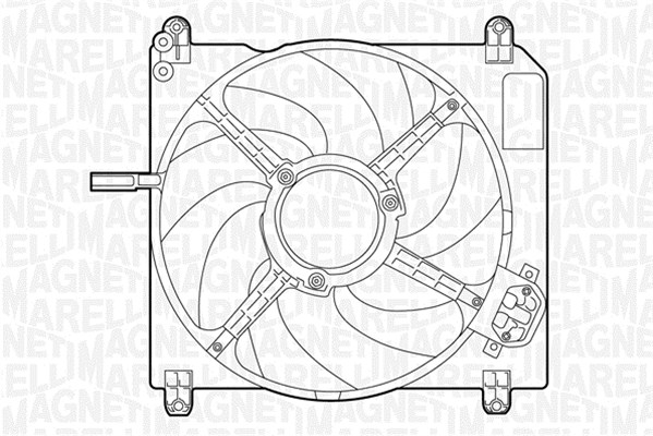 Ventilatorwiel-motorkoeling Magneti Marelli 069422029010