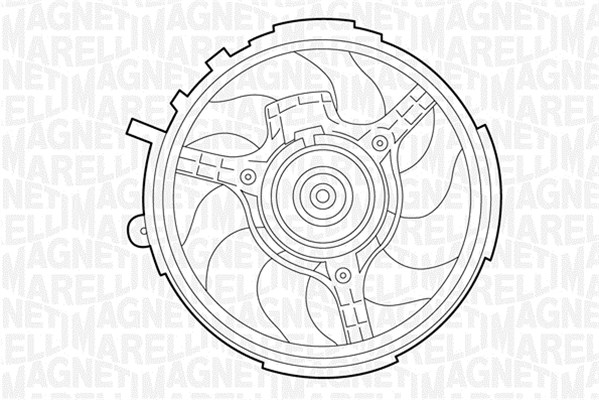 Ventilatorwiel-motorkoeling Magneti Marelli 069422031010