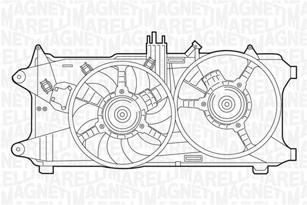 Ventilatorwiel-motorkoeling Magneti Marelli 069422036010