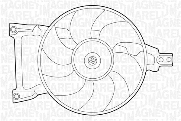 Ventilatorwiel-motorkoeling Magneti Marelli 069422200010