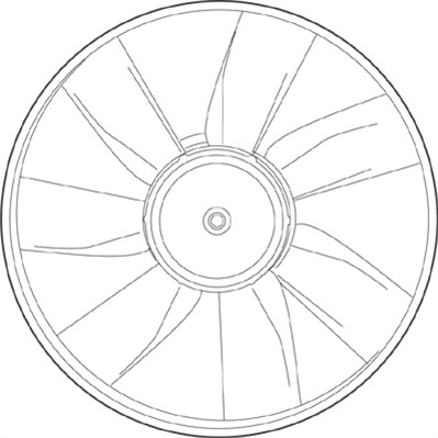 Ventilatorwiel-motorkoeling Magneti Marelli 069422218010