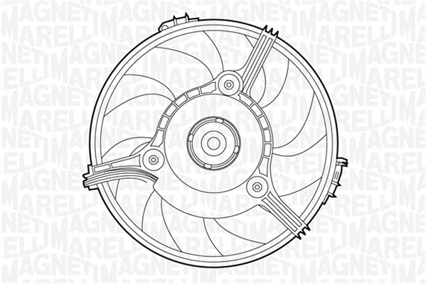 Ventilatorwiel-motorkoeling Magneti Marelli 069422263010