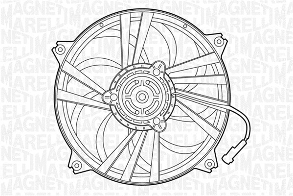 Ventilatorwiel-motorkoeling Magneti Marelli 069422301010