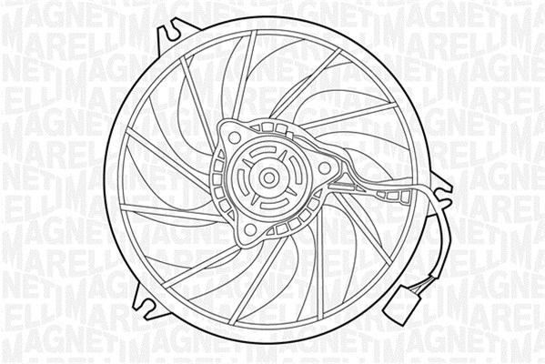 Ventilatorwiel-motorkoeling Magneti Marelli 069422391010
