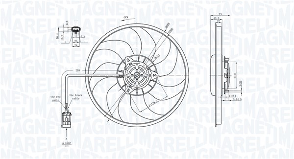 Magneti Marelli Ventilatorwiel-motorkoeling 069422711010