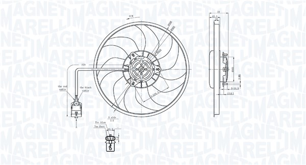 Magneti Marelli Ventilatorwiel-motorkoeling 069422712010