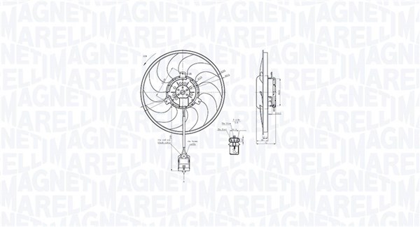 Ventilatorwiel-motorkoeling Magneti Marelli 069422860010