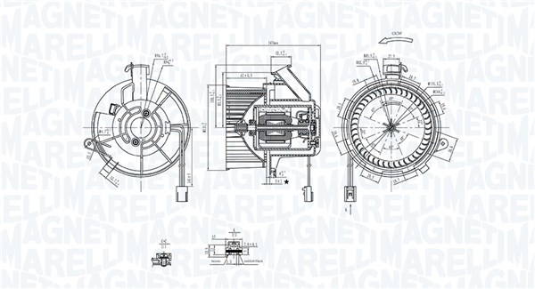 Magneti Marelli Kachelventilator 069412290010