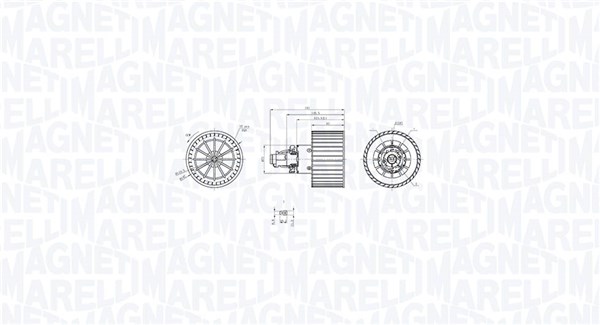 Kachelventilator Magneti Marelli 069412757010