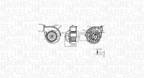 Kachelventilator Magneti Marelli 069412761010