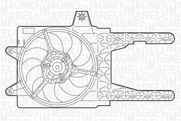 Ventilatorwiel-motorkoeling Magneti Marelli 069402312010