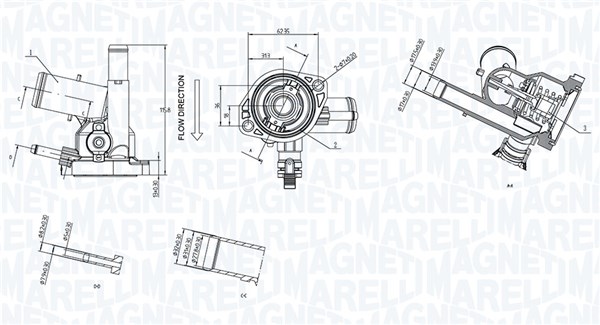 Magneti Marelli Thermostaat 352317005100