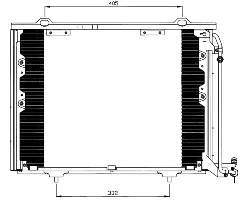 Waeco Airco condensor 8880400354