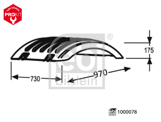 Febi Bilstein Spatbord 1000078