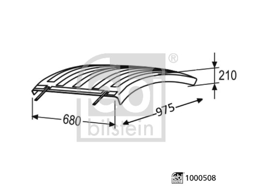 Febi Bilstein Spatbord 1000508