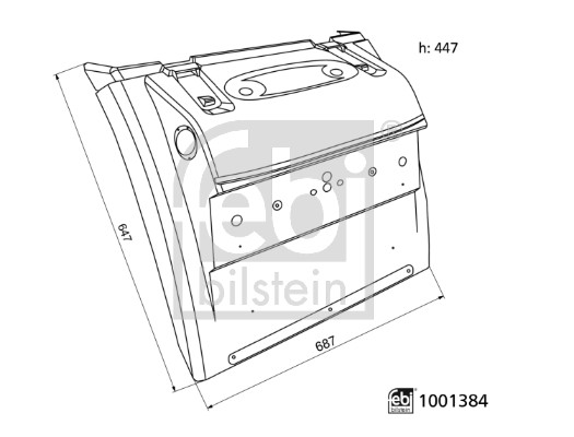 Febi Bilstein Spatbord 1001384